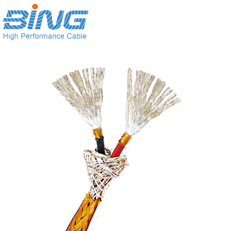 250V HET-SPC Polyimide Taped Wire Silver Plated Copper Lightweight Cable for Communication
