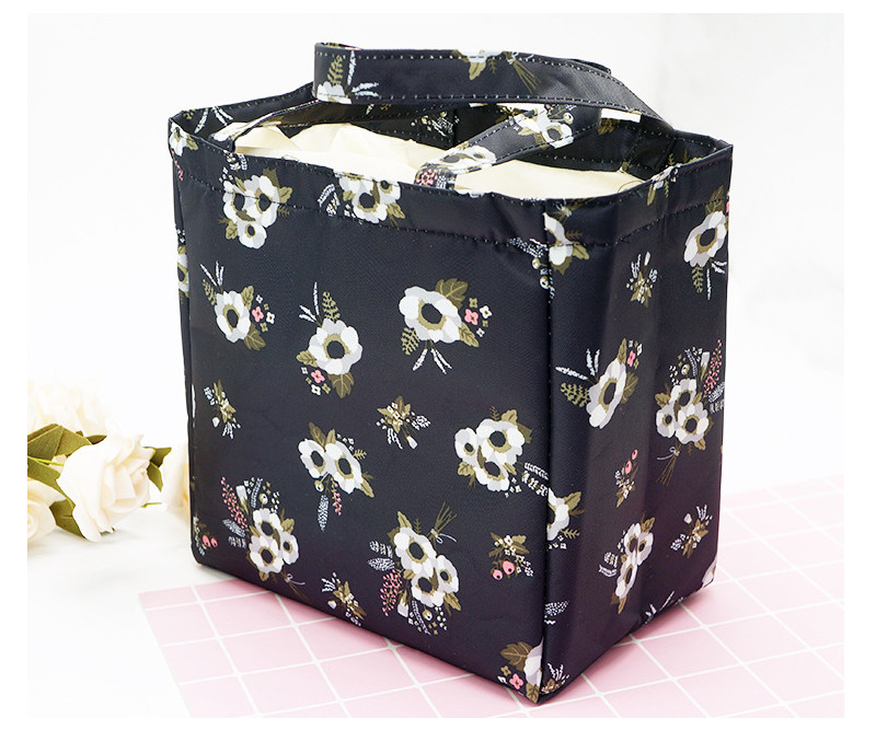 L20*D15cm Foldable Insulated Lunch Cooler Bags For Travel