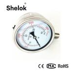 Stainless steel kpa mmH2O 304SS copper dual scale micro vacuum capsule pressure