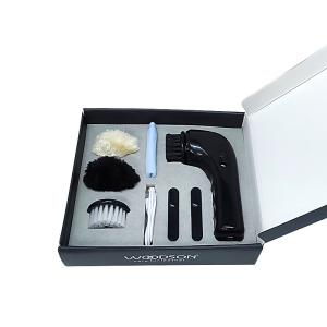 China Convenient High Speed Electric Shine Shoe Polisher Kit 3W 1800mAh wholesale