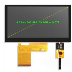 China 4.3 Inch TFT Monitor LCD 800(RGB)X480 ST7282 Drive IC Full View TFT LCD Module wholesale
