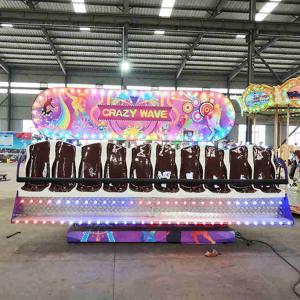 China Crazy Wave Ride Double Side Seats Customized Decoration Height 3-3.3m wholesale