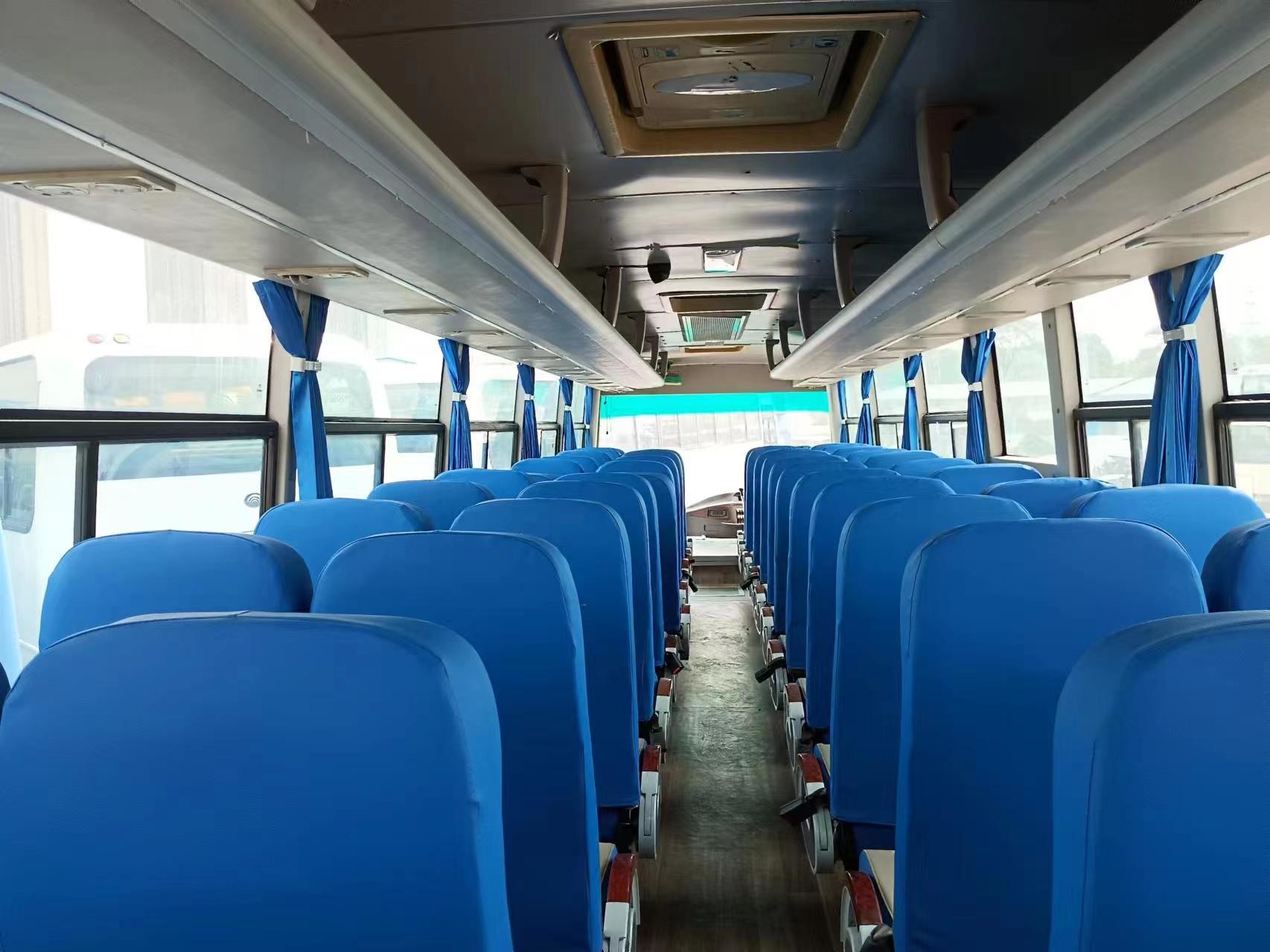 ZK6116D used motor coaches Front Engine Yutong Right Hand Drive 53 Seats