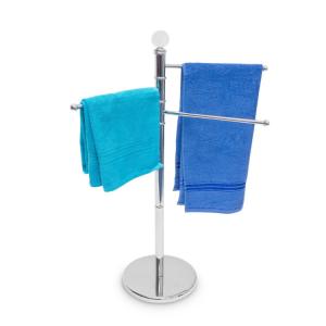 China Stainless Steel Free Standing Towel Rack Rotatable 360 Degree Schwenkbar Towel Racks wholesale