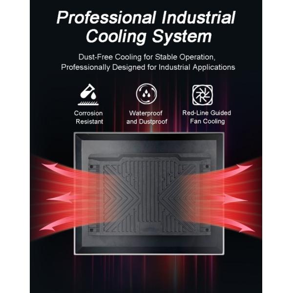 15.6-inch Ip65 Wall Mount Linux Win 10 Industrial-Grade Waterproof and Dustproof Touchscreen All-in-One PC