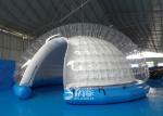 7.3 meters Dia. hemisphere advertising LED inflatable bubble tent for exhibition