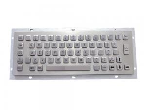 China Vandalism proof weather proof kiosk metal keyboard with 64-key and panel mounting on sale