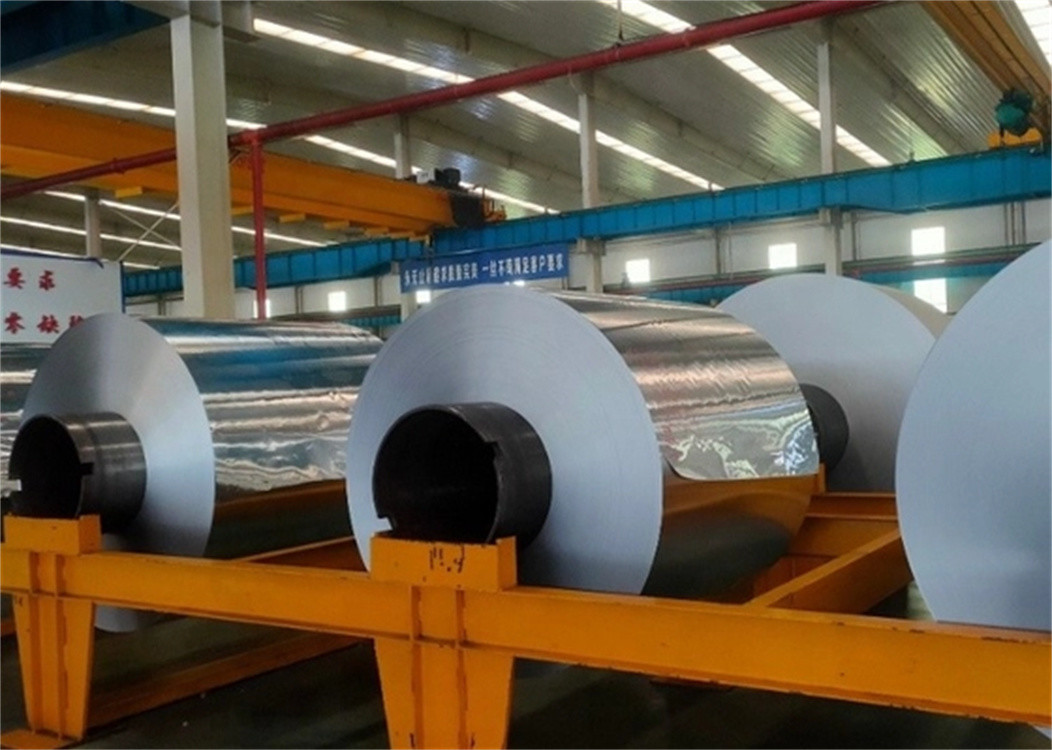 0.2mm Hot Dipped 55% Aluminum Steel Coil Anti Fingerprint