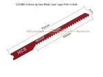 U119BO Carbon Steel Jig Saw Blade Laser Logo Print in Bulk size:75mmX6x12T,