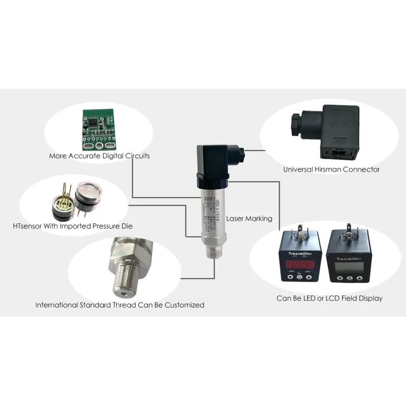 Hengtong Compact Design 0.5-4.5V Silicon Pressure Transducer level Sensor Industrial