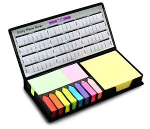 China PU Leather memo pad holder with calendar wholesale