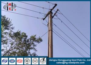 China Stainless Steel Electrical Power Post For Transmission Line , Metal Power Pole wholesale