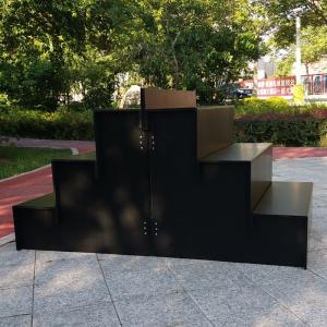 China Black 5mm Corflute Fresh Flower Display Stand For Home Garden wholesale