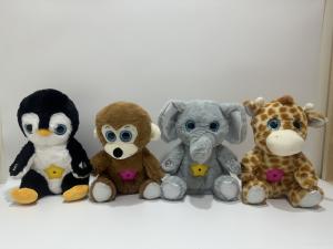 China Night Light Stuffed Animals Singing Soother Toys For Kids Lullabies wholesale