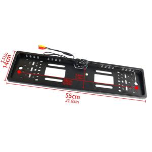 China Europe License Plate Frame Car Rear View Camera Waterproof Night Vision Reverse Backup Camera wholesale