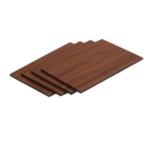 China Brown Nontoxic ACP Cladding Sheet Multifunctional Sound Insulation wholesale