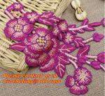 Retro Fashion Cotton Crochet Lace Collar Gorgeous Flower Motif Neckline Faux
