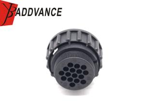 China 206037-1 AMP CPC Series Female Automotive Black 16 Pin Connector For Cars wholesale