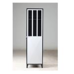France Style Metal Home Storage Furniture Locker Single Bedroom Wardrobe
