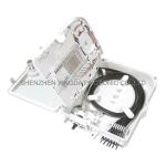 White Plastic 12 Ports Fiber Optic Termination Box ,12 Core SC Pole Mount