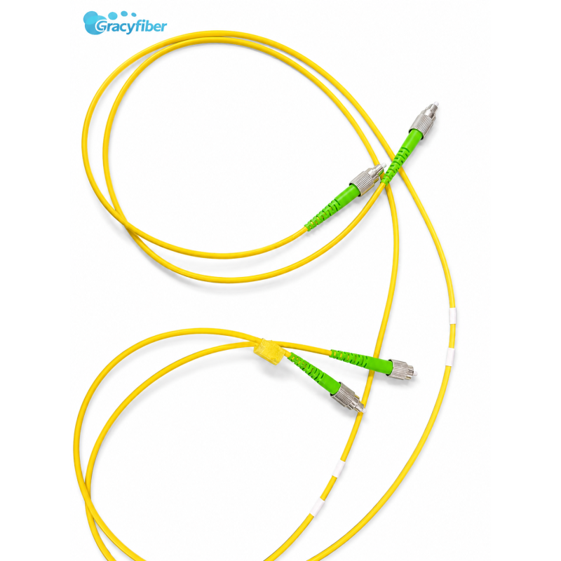 Polarization Maintaining PM Patch Cord Fiber Optic Patch Cable Low Insertion Loss Ceramic Ferrule
