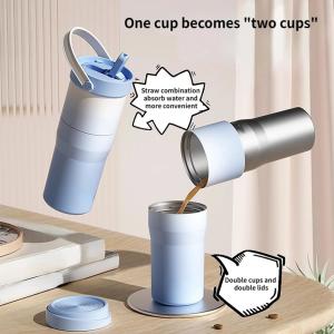 China 12Oz Insulated Stainless Steel Travel Mug For Separating Drinks wholesale
