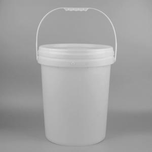 China Food Safe 5 Gallon Plastic Buckets 20 Litre With Lid And Handle wholesale