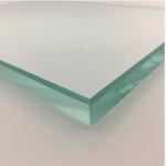 Solid Low Iron Tempered Glass , Customized Ultra Clear Glass For Building