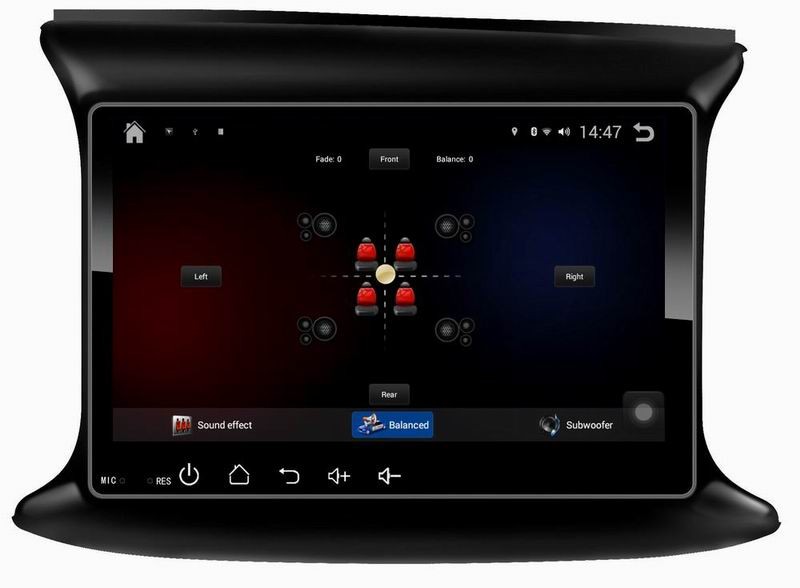 Ouchuangbo 2016 Car radio head unit dvd player stereo GPS for Fiat Viaggio HD 1024*600 4 Core Android 4.4 system