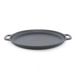Pre-seasoned 14inch round cast iron pizza pan 35cm