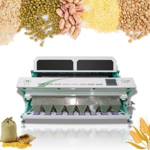 China 8 Chutes Lentil Color Sorter For Lentil Red Green Yellow Colored wholesale
