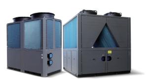China 45kw - 350kw R410a Refrigerant Domestic Air Source Water Heater for Commercial Requirements wholesale
