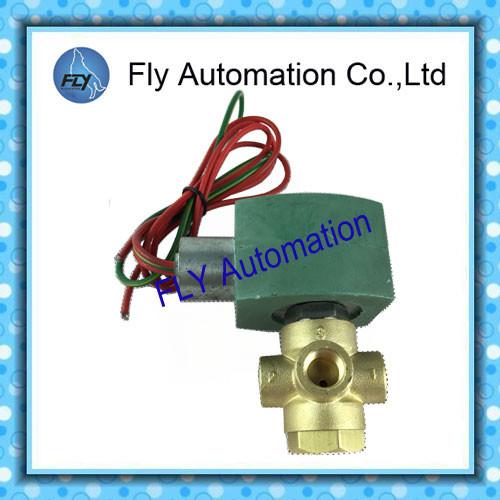 8320 Series 3/2 Solenoid Valves Brass / Stainless Steel Body 1/4NPT Normally