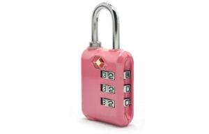China TSA 3-digit luggage zinc alloy lock wholesale