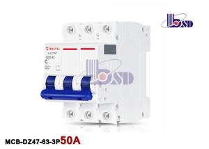 China Industrial Overload 50amp Three Pole Circuit Breaker Motor Starting Applications wholesale