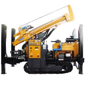 China 200M Pneumatically DTH Steel Crawler Drilling Depth 200M Water Well Drilling Rig Machine wholesale