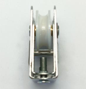 China OEM Nylon Sliding Door Rollers 0.8mm 1.2mm Thick Gate Pulley Wheel wholesale