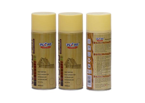 Decorative Wood Finish Spray Paint Hard Wearing , Gold Lacquer Spray Paint For