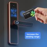 IC Card Smart Camera Door Lock Firm Digital Deadbolt With Camera