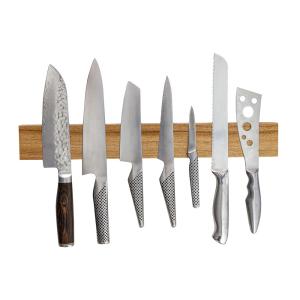 China Wood Magnet Strip Rack Magnetic Knife Holder Magnetic Suction Hang Lever Kitchen Accessory wholesale