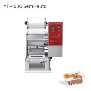 China Tabletop Semi Automatic Tray Sealing Machine For Baverage Catering Shops wholesale