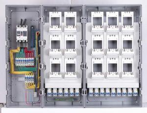 China Single Phase Electric Meter Box Anti - Flaming 15 Way Use In Electronic Project wholesale