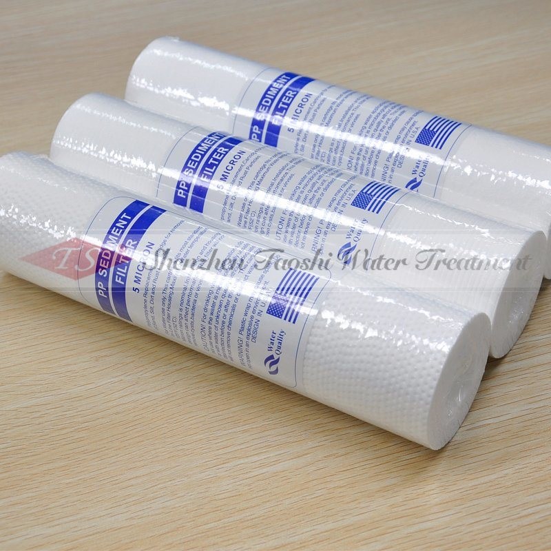 Big Fat PP Water Purification Cartridges , Water Filter Parts 28mm Inner Dia