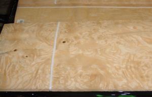 China Burl Furniture Wood Veneer Guarter Cut Decorative With Yellow wholesale