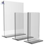 Customized Your A4 Acrylic Sign Holder in Clear for Customized Business