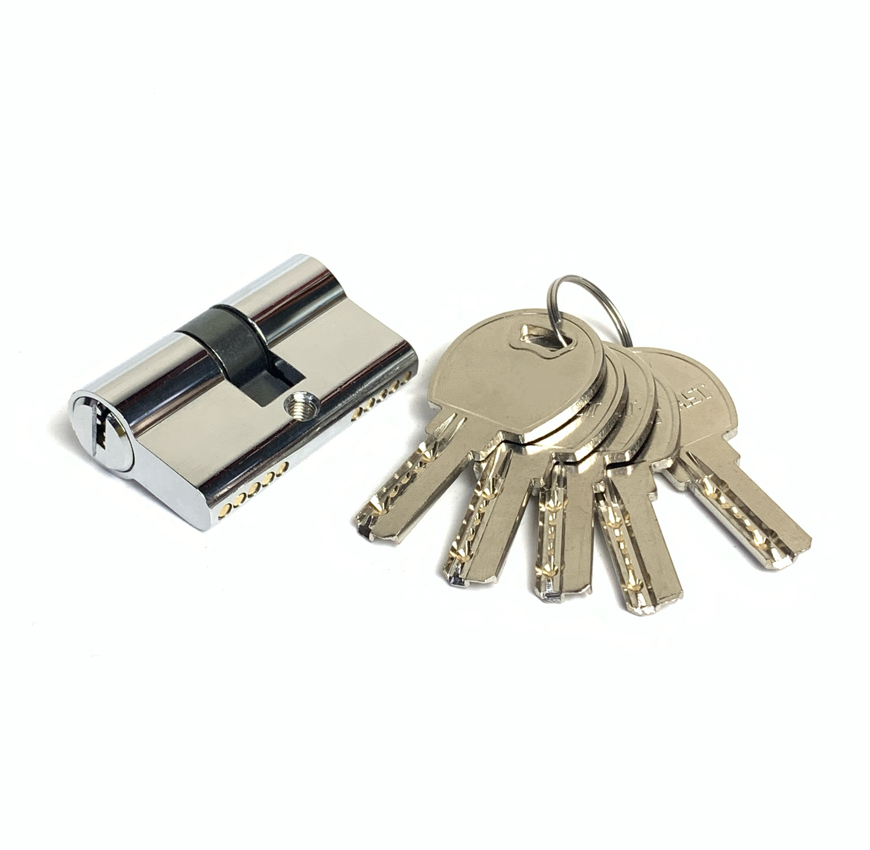 Customized Brass Cylinder Lock Double Open Door Cylinder Locks 50mm