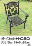 Leisure Garden Cast Aluminum 6 Seater Outdoor Furniture Table And Chair Set