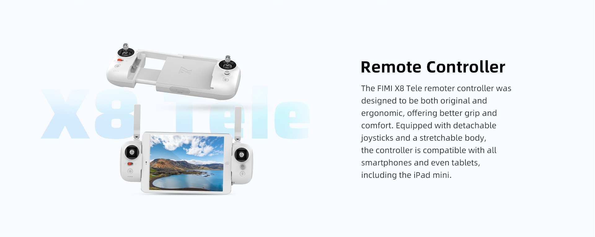 Fimi X8 Tele Professional Drone with GPS Brushless Motor 3 Axis Gimbal 4K Camera 2.4G/5.8G Dual Band Digital Image Transmission