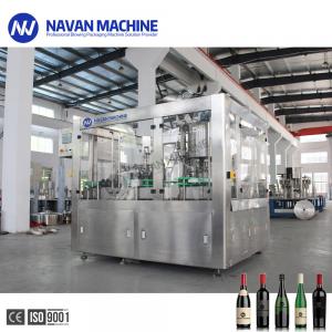 China Fully Automatic 18000BPH Glass Bottle Wine Non Gas Drink Filling Machine on sale