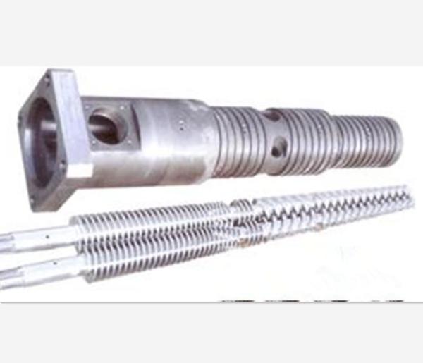 Tapered Extruder Twin Screw Barrel , Plastic Extruder Parts For Pipe / Film